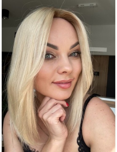 "JONI-35LOGB" TOPPER Z WŁOSÓW NATURALNYCH