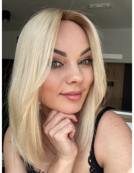 "JONI-35LOGB" TOPPER Z WŁOSÓW NATURALNYCH