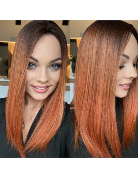 "PIA 45MS"-TOPPER Z WŁOSÓW NATURALNYCH