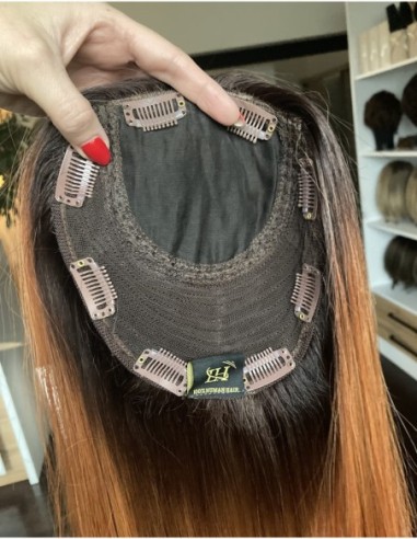 "PIA 45MS"-TOPPER Z WŁOSÓW NATURALNYCH