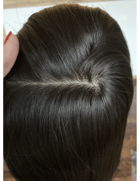 Ina 50 cm silk top-topper z włosów naturalnych