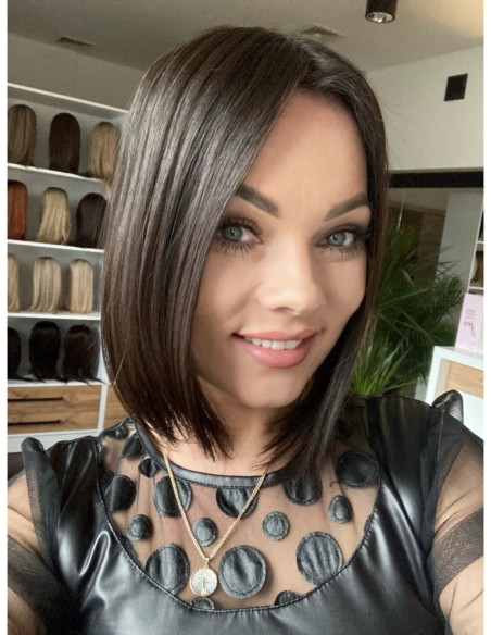 Ina 30 cm silk top-topper z włosów naturalnych