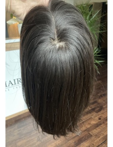 Ina 30 cm silk top-topper z włosów naturalnych