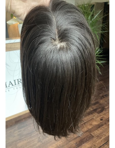 Ina 30 cm silk top-topper z włosów naturalnych