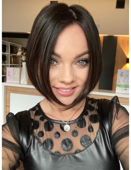 Ina 25cm silk top-topper z włosów naturalnych