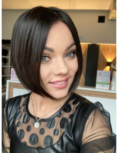 Ina 25cm silk top-topper z włosów naturalnych