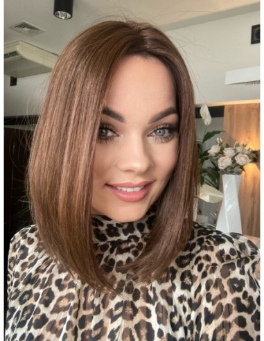 "JONI-35 BR" TOPPER Z WŁOSÓW NATURALNYCH