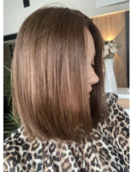 "JONI-35 BR" TOPPER Z WŁOSÓW NATURALNYCH