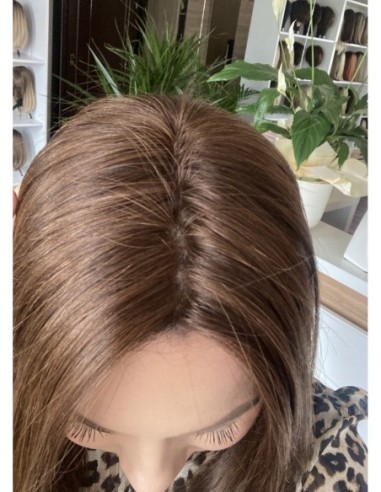 "JONI-35 BR" TOPPER Z WŁOSÓW NATURALNYCH