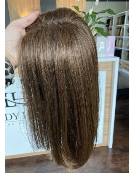 "JONI-35 BR" TOPPER Z WŁOSÓW NATURALNYCH
