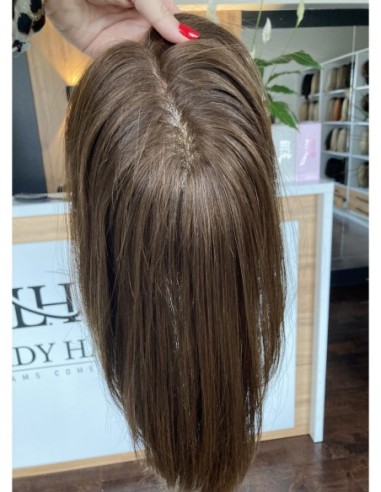 "JONI-35 BR" TOPPER Z WŁOSÓW NATURALNYCH