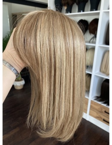 "JONI-35 KM Z GRZYWKĄ " TOPPER Z WŁOSÓW NATURALNYCH