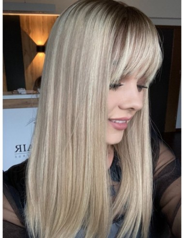 "SOA 45MS"TOPPER Z WŁOSÓW NATURALNYCH Z GRZYWKĄ