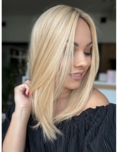 Topper Sheila 35 cm – blond z odrostem, włosy naturalne 2