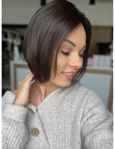 Nila 25cm silk top-topper z włosów naturalnych