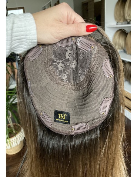 "COCO-35cm" TOPPER Z WŁOSÓW NATURALNYCH