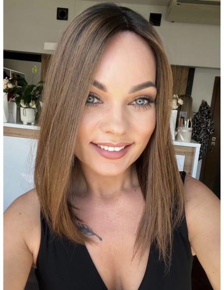 "COCO-35cm" TOPPER Z WŁOSÓW NATURALNYCH