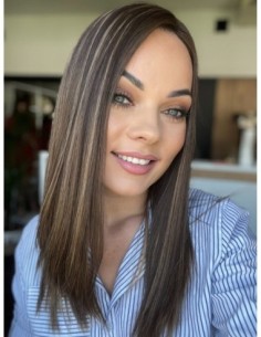 "Jesica 45 premium" -Topper z włosów naturalnych 2