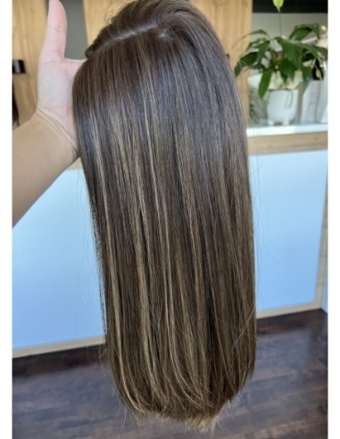 "Jesica 45 premium" -Topper z włosów naturalnych