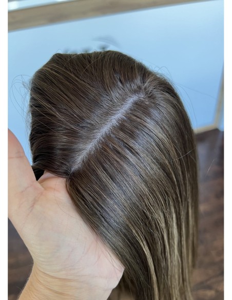 "Jesica 45 premium" -Topper z włosów naturalnych