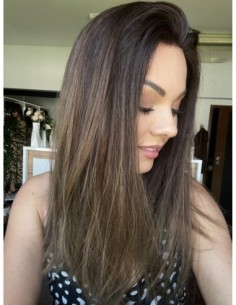 OLA 45 "S-PREMIUM"-PERUKA LACE FRONT Z WŁOSÓW NATURALNYCH