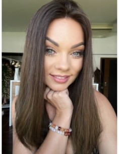 OLA 45 "S-PREMIUM"-PERUKA LACE FRONT Z WŁOSÓW NATURALNYCH 2