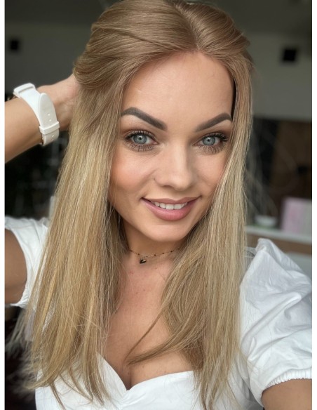 LIWIA 40 CM LACE FRONT-TOPPER Z WŁOSÓW NATURALNYCH