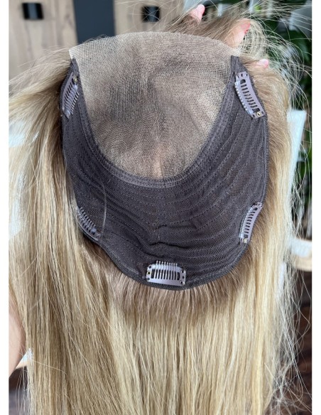 LIWIA 40 CM LACE FRONT-TOPPER Z WŁOSÓW NATURALNYCH