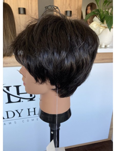 Holly Cappuccino-Peruka z włosów syntetycznych z grzywką NAH