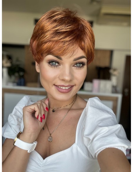 Holly Paprik-Peruka z włosów syntetycznych NAH