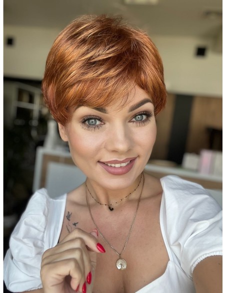 Holly Paprik-Peruka z włosów syntetycznych NAH