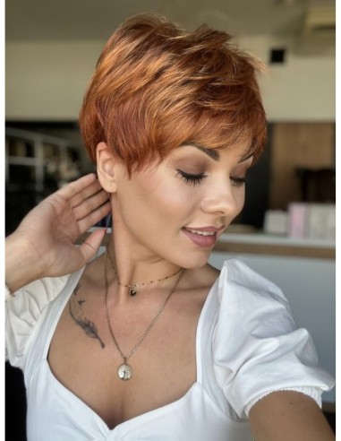 Holly Paprik-Peruka z włosów syntetycznych NAH