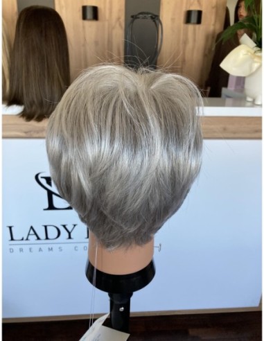 Holly Salt Pepper-Peruka z włosów syntetycznych NAH