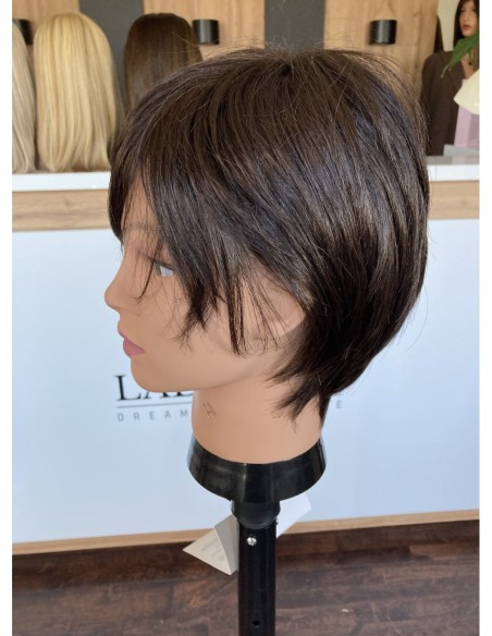 Amber Dark Chocolate-Peruka z włosów syntetycznych NAH