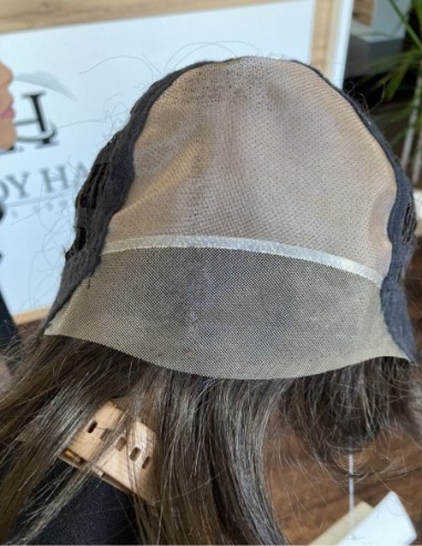 Amber Dark Chocolate-Peruka z włosów syntetycznych NAH