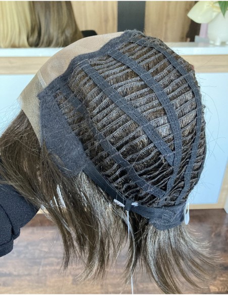 Amber Dark Chocolate-Peruka z włosów syntetycznych NAH