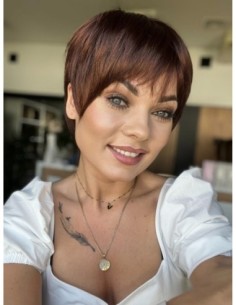 Amber  Milk Chocolate -Peruka z włosów syntetycznych NAH 2