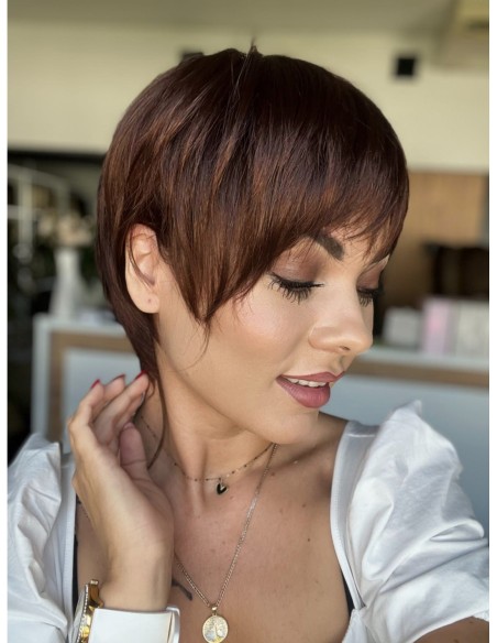 Amber  Milk Chocolate -Peruka z włosów syntetycznych NAH