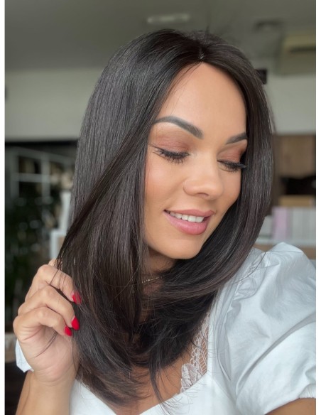 "MEGAN 1B" 40-45  PERUKA Z WŁOSÓW NATURALNYCH