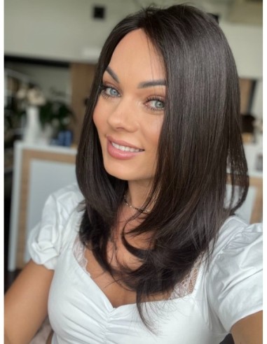 "MEGAN 1B" 40-45  PERUKA Z WŁOSÓW NATURALNYCH
