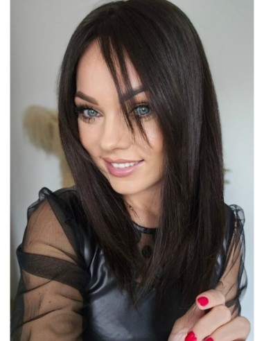 "MEGAN 1B" 40-45  PERUKA Z WŁOSÓW NATURALNYCH