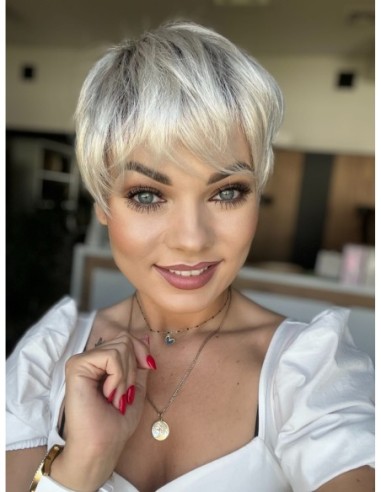 Ivy Platinum Ice-Peruka z włosów syntetycznych NAH