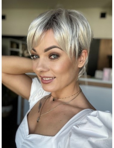 Ivy Platinum Ice-Peruka z włosów syntetycznych NAH