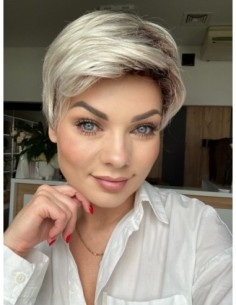 Lily Platinum Ice-Peruka z włosów syntetycznych NAH 2