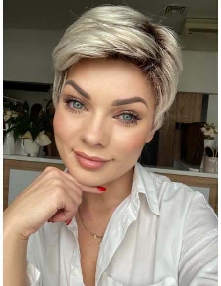 Lily Platinum Ice-Peruka z włosów syntetycznych NAH