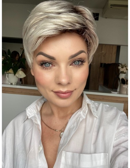 Lily Platinum Ice-Peruka z włosów syntetycznych NAH