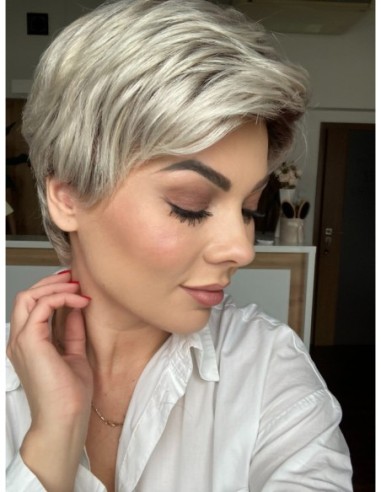 Lily Platinum Ice-Peruka z włosów syntetycznych NAH