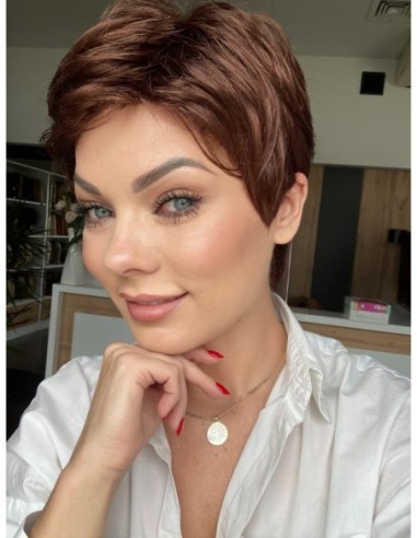 Lily Milk Chocolate-Peruka z włosów syntetycznych NAH