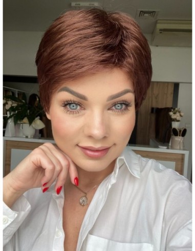 Lily Milk Chocolate-Peruka z włosów syntetycznych NAH