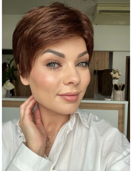 Lily Milk Chocolate-Peruka z włosów syntetycznych NAH